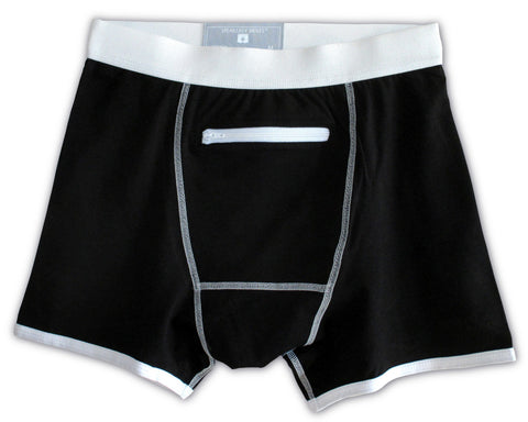 Black Underwear with a Secret Stash Pocket